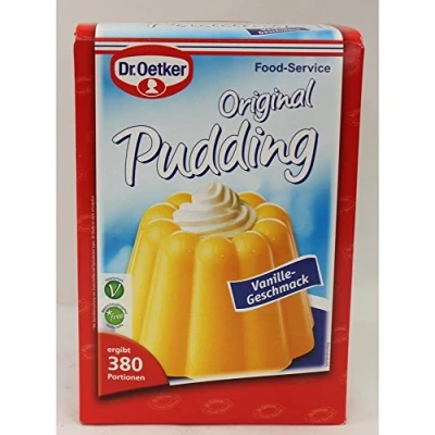Abbildung von Dr. Oetker Professional, Klassischer Pudding Vanille Geschmack, Puddingpulver in 2,5 kg Packung, 1 39 202004