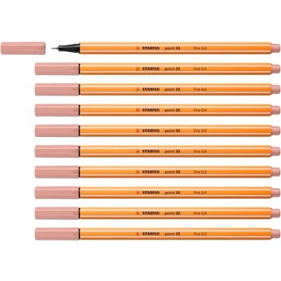 Abbildung von Fineliner STABILO point 88 10er Pack rouge