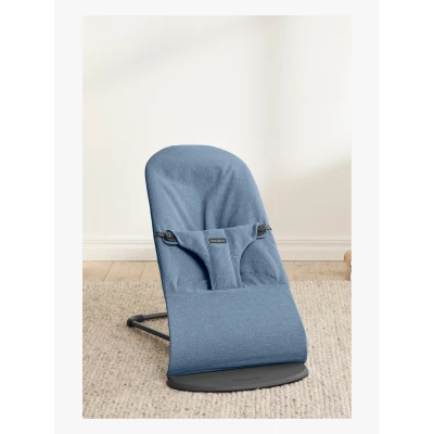 Abbildung von BabyBjörn Bliss Babywippe Gewebt Mélange, Blau
