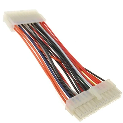 Abbildung von ATX Strom PSU Adapter 20 Polig Weiblich Zum 24 Männlich Konverter