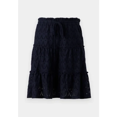 Abbildung von VILA Viamalina Alinienrock, Damen, Größe: Medium, Navy blazer