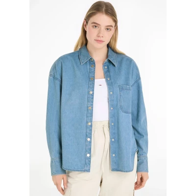 Abbildung von Tommy Jeans Curve Blusentop TJW DENIM OVERSHIRT EXT