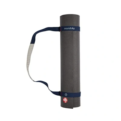 Abbildung von Manduka Journey On Commuter Yogamatten Tragetasche, Verstellbarer Baumwollgurt, passend für alle