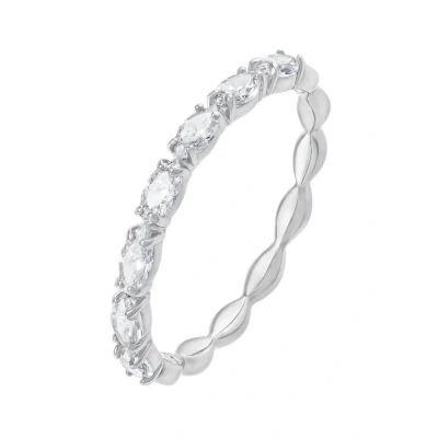 Abbildung von Swarovski Ring, Damen, Größe: 58, Silber