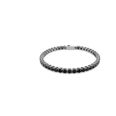 Abbildung von Swarovski Matrix Armband, Damen, Größe: XL, Black