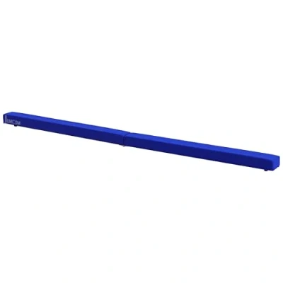 Abbildung von HOMCOM Balancetrainer Balance Beam Klappbarer Turnbalken Balancierbalken bis 120 kg Blau, 210L x 10B 6.5H cm