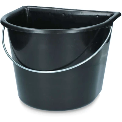 Abbildung von Vplast Eimer mit flacher Seite 15 l One Size Schwarz