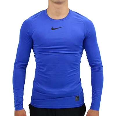 Abbildung von Nike Herren Top Comp Longsleeve, Game Royal/Black, S M EU