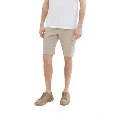 Abbildung von TOM Tailor Shorts, Herren, Größe: 33, Beige structure print