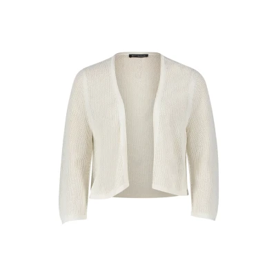 Abbildung von Betty Barclay Sommermit 3/4 ARM Strickjacke, Damen, Größe: 36, Rohweiß