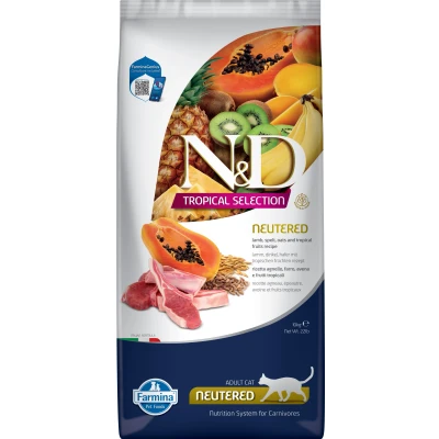 Abbildung von N&amp;D Tropical Futter für kastrierte Katzen Lamm 10 kg