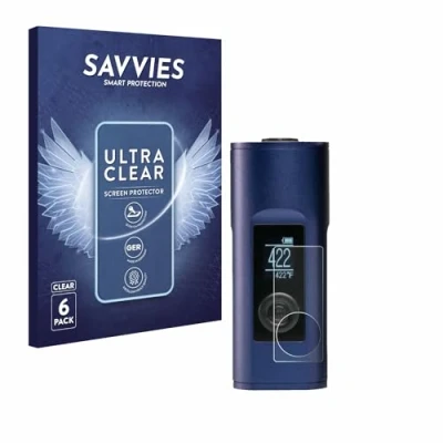 Abbildung von Savvies 6 Stück Schutzfolie für Arizer Solo 2 Displayschutz Folie Ultra Transparent