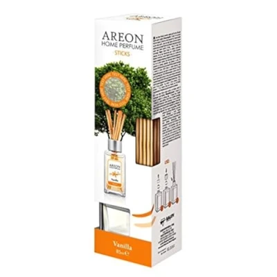 Abbildung von Raumduft Areon Home PARFÜM Diffusor mit Rattanstäbchen &amp; Office (Vanille 85ml.)
