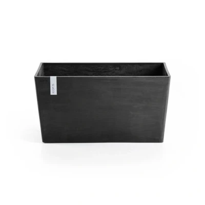 Abbildung von Ecopots Paris lang L 100 cm dunkelgrau Pflanzen/Blumentopf