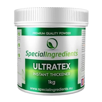 Abbildung von Special Ingredients Ultratex 1 kg Glutenfrei, Multifunktionale, Hochlöslich, Heiß Oder Kalt, Sofort Verdickende Stärke Geeignet für Veganer Recycelbarer Behälter