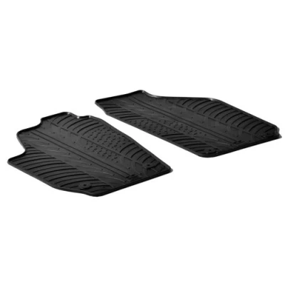 Abbildung von Gledring 0332 Fußmattensatz Gummi 2 schwarz 750mm 550mm SKODA: Roomster Praktik (5J) 1.4, 1.4 TDI, 1.2 TSI, 1.6 2007 2015