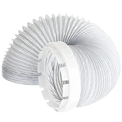Abbildung von SPARES2GO Belüftungsschlauch &amp; Adapter Set kompatibel mit Hotpoint Wäschetrockner (2 Meter, 10.2cm Fassung)