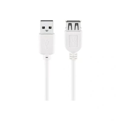 Abbildung von Goobay 96288 Hi Speed USB 2.0 Kabel Verlängerung / Verlängerungskabel für Geräte mit Anschluss Kupfer (CU) Innenleiter Datenübertragung 480Mbit/s Doppelt geschirmt 5m