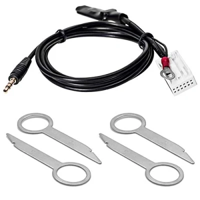 Abbildung von Set Entriegelung Bügel &amp; AUX Interface Adapter Kabel