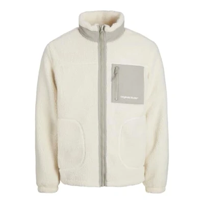 Abbildung von Jack &amp; Jones Jorvesterbro Jacket Fleecejacke, Herren, Größe: XXL, Cloud dancer