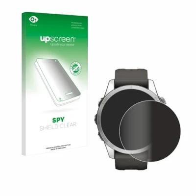 Abbildung von upscreen Anti Spy Blickschutzfolie für Garmin Fenix 7S Pro Solar (42 mm) Privacy Screen Displayschutz Folie [Sichtschutz, Blaulichtfilter]