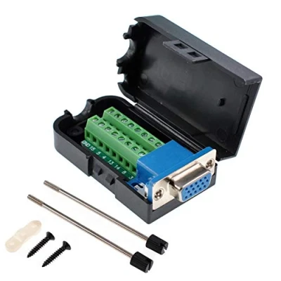 Abbildung von Oiyagai DB15 3+9 D SUB VGA Buchse 3Row 15Pin Stecker Adapter Schraubklemme Breakout Board Freies Schweißen