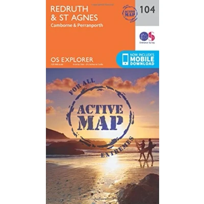 Abbildung von Redruth and St Agnes (OS Explorer Active Map, Band 104)