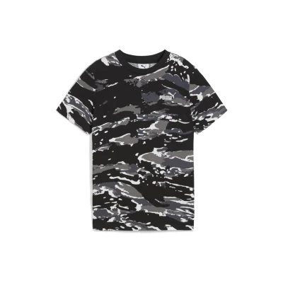 Abbildung von Puma Essentials CAMO Youth Tshirt print für Kinder, Größe: 164, Black