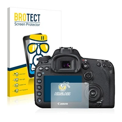 Abbildung von BROTECT Schutzglas für Canon EOS 7D Mark II Schutzfolie Panzer Folie Glas [Extrem Kratzfest 9H, Anti Fingerprint, Ultra Transparent]