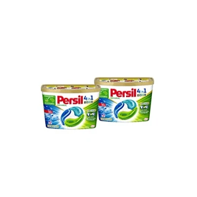 Abbildung von Persil Tiefenrein 4in1 DISCS 32 WL (2 x 16 Waschladungen), Universal Waschmittel mit Technologie, Vollwaschmittel für reine Wäsche und hygienische Frische die Maschine