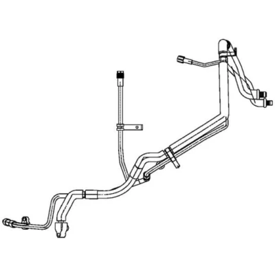 Abbildung von MAHLE ORIGINAL AP 136 000P Hochdruck /Niederdruckleitung, Klimaanlage FORD: Transit Mk6 Bus