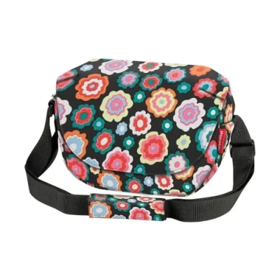 Abbildung von Klickfix Asista Teile fürs Rad Unisex Erwachsene Lenkertaschen, Happy Flowers, 25X19X8Cm