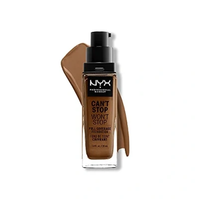 Abbildung von NYX Professional Makeup Can&#039;t Stop Won&#039;t Full Coverage Foundation Sienna 30 ml