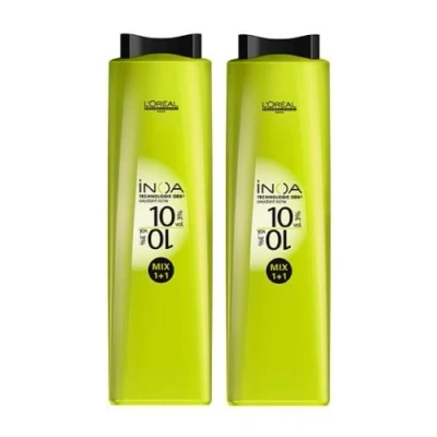 Abbildung von Loreal 3% Inoa Oxydant Riche 2 x 1000 ml H2O2 LP Peroxid 10 Vol. Oxidationscreme