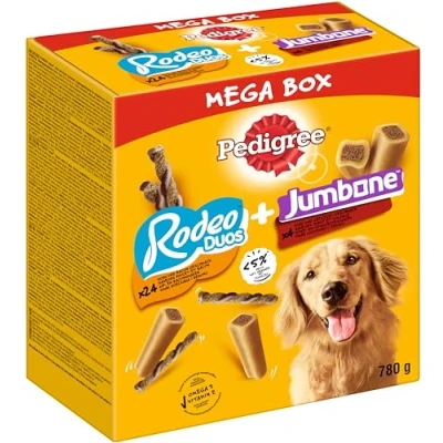 Abbildung von Megabox Rodeo &amp; Jumbone Hundesnacks Pedigree
