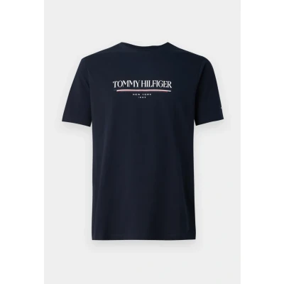 Abbildung von Tommy Hilfiger Brand LOVE TEE Tshirt print, Herren, Größe: XS, Desert sky