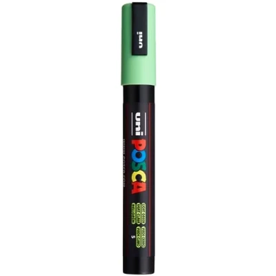 Abbildung von uni ball 182566 POSCA Marker mit mittelfeiner Rundspitze, hellgrün