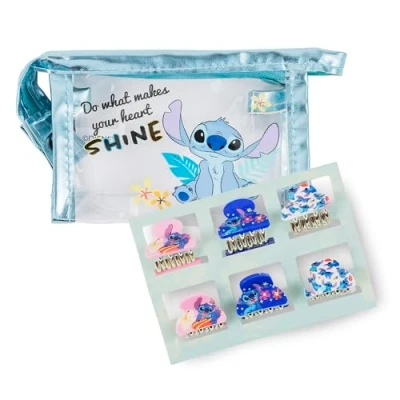 Abbildung von Disney Lilo &amp; Stitch Haarclip Set und Reisetasche VS701081L.PH, Mehrfarbig,