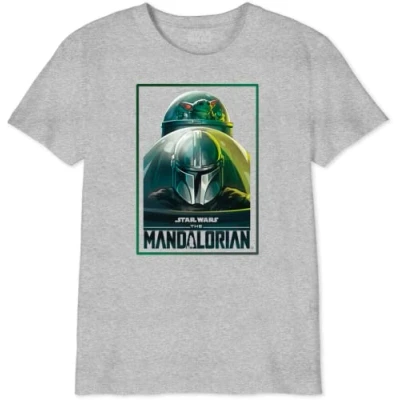 Abbildung von Star Wars Jungen Boswmants062 T Shirt, Grau meliert, 6 Jahre