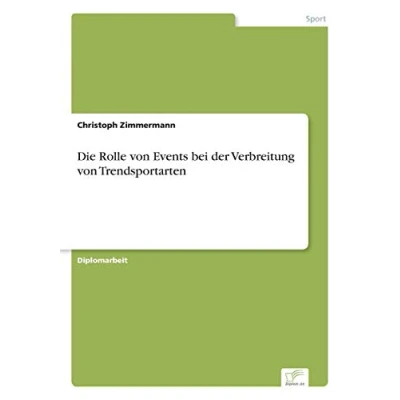 Abbildung von Die Rolle von Events bei der Verbreitung Trendsportarten