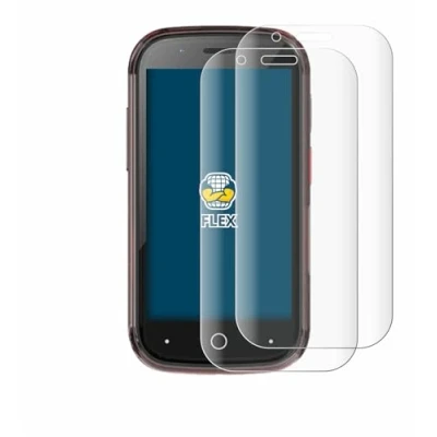 Abbildung von BROTECT 2 Stück Full Cover Schutzfolie für Unihertz Jelly Star Screen Displayschutz Folie [3D Curved, Anti Fingerprint, Kristall Klar]