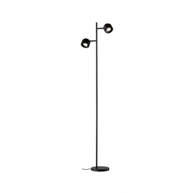 Abbildung von Paulmann 79780 LED Stehleuchte Smart Home Zigbee Puric Pane 2x300lm incl. 2x3 Watt dimmbar Stehlampe Schwarz Metall, Kunststoff 2700 K