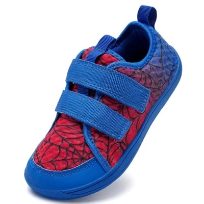 Abbildung von IceUnicorn Barfußschuhe Kinder Breite Barfussschuhe Jungen Mädchen Minimalistische Aquaschuhe Traillaufschuhe Strandschuhe(Blau, 22EU Weit)