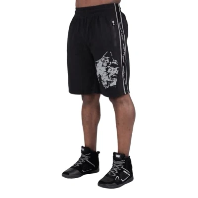 Abbildung von Gorilla Wear OLD School Workout Shorts, Herren, Größe: S/M, Grey
