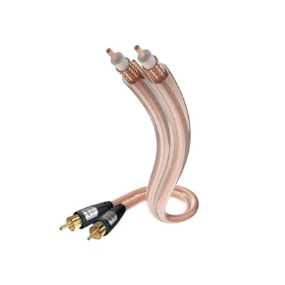 Abbildung von inakustik 0030413 Star Stereo Audiokabel Hochwertiges mit 6,0mm Kabeldurchmesser 3,0m Dichtes Abschirmgeflecht gegen äußere Störeinflüsse vergoldete Kontakte