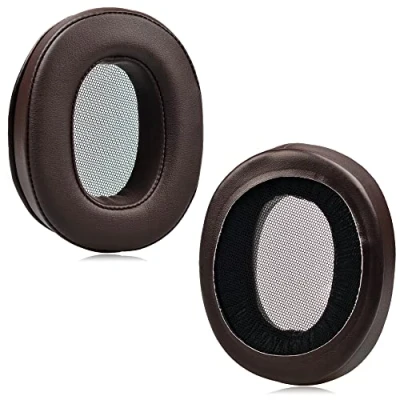 Abbildung von JHZZWJ Ersatz Ohrpolster für Durchmesser Sony MDR 1ABT, 1RBT, 1RNC aus Kunst Leder
