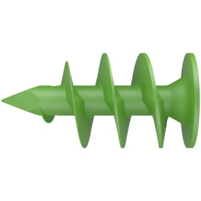 Abbildung von fischer Dämmstoffdübel FID 50 Green, Dübel aus mind. % nachwachsenden Rohstoffen, Fassadendübel Befestigung in Dämmstoffen, umweltschonender Dämmungsdübel, ohne Vorbohren