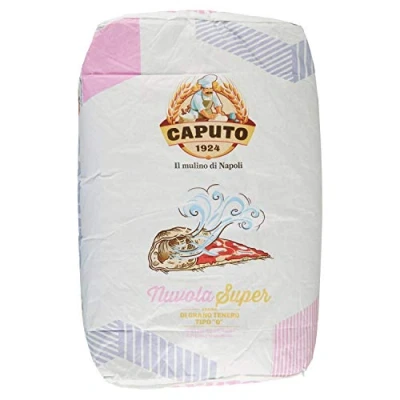 Abbildung von Farina Molino Caputo Nuvola Super Pizza Napoli Pizzamehl für leichten teig 25kg 100% natürliche + Italian Gourmet polpa 400g