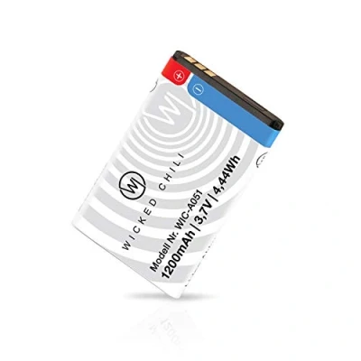 Abbildung von Wicked Chili Ersatz Akku (1200mAh, BL 5C) zB kompatibel mit Nokia 1650, 2310, 2610, 3110, 3120, 5030, 5130, 6030, 6230, 6230i, 6555, 6600, 6680, 7610, C2, E50, N70, N72, N91 (BL5C, hohe Kapazität)