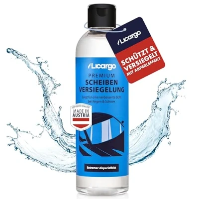 Abbildung von LICARGO® Scheibenversiegelung Auto extremer Abperleffekt für klare Sicht Glasversiegelung wasserabweisende Scheiben (Scheibenversiegelung 250ml)